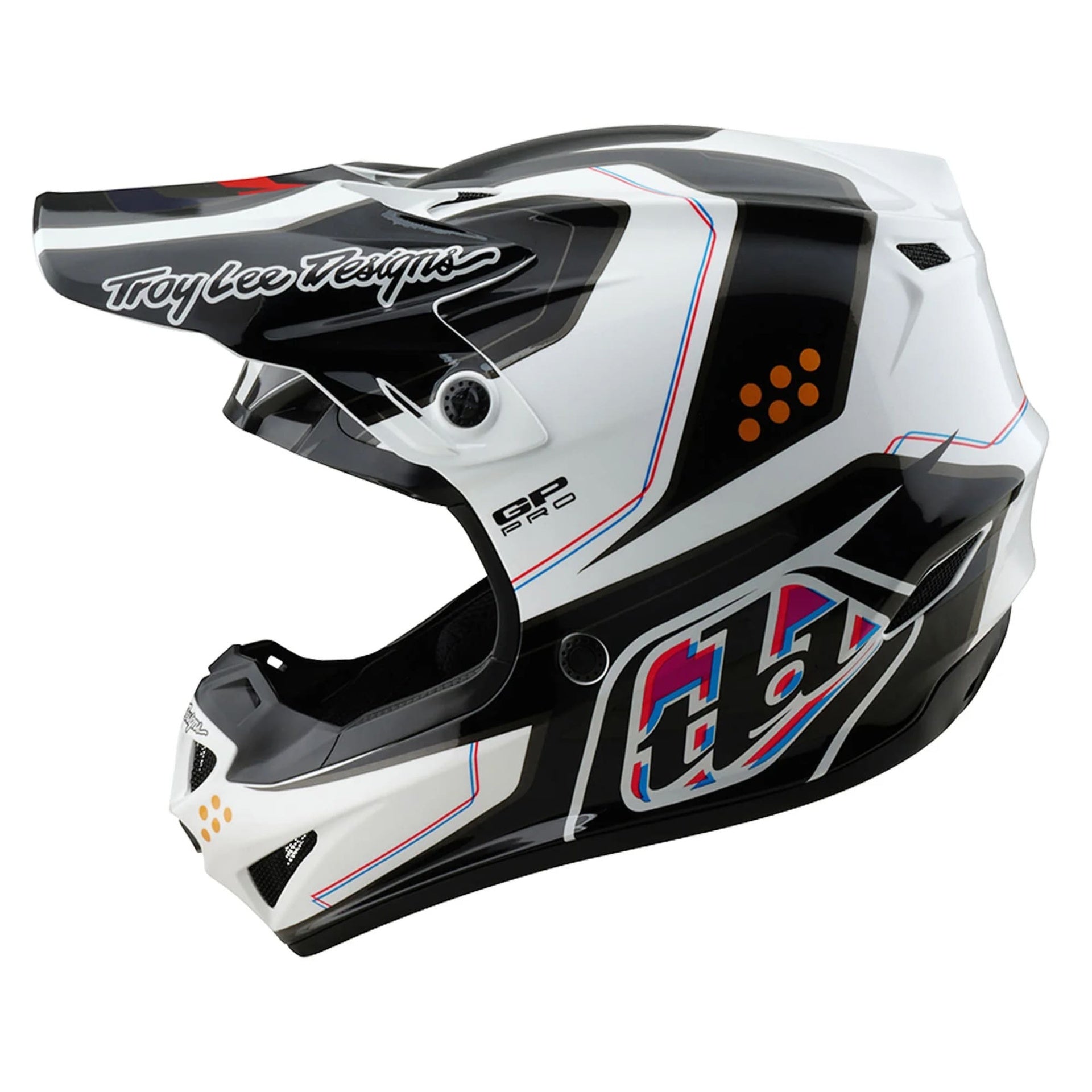 Casco Troy Lee Designs Gp Pro Trooper White